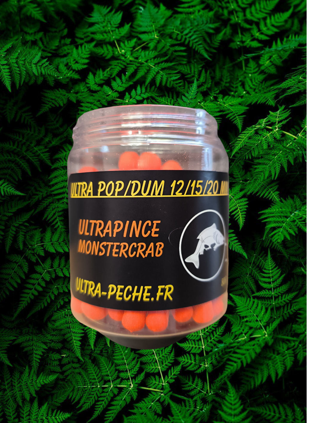 POP UP /DUMBELL 12mm 15mm ULTRAPINCE MonsterCrab 80g Ultra-peche