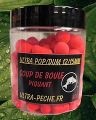 POP UP 12mm/DUMBELL 15mm Gamme LA BOOM Coup de boule Épicé 80g Ultra-peche