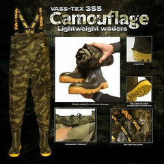 Waders Légers Camo Non Cloutés Vass Tex 355